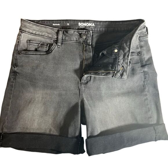 Sonoma Pants - Sonoma Bermuda jean shorts black size 12